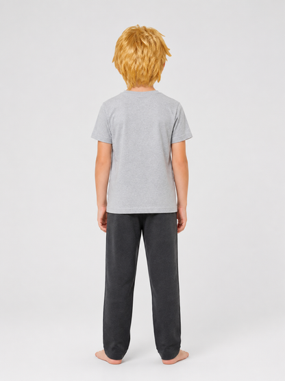 Short Fluffy Carnival Wig, Golden Brown back view