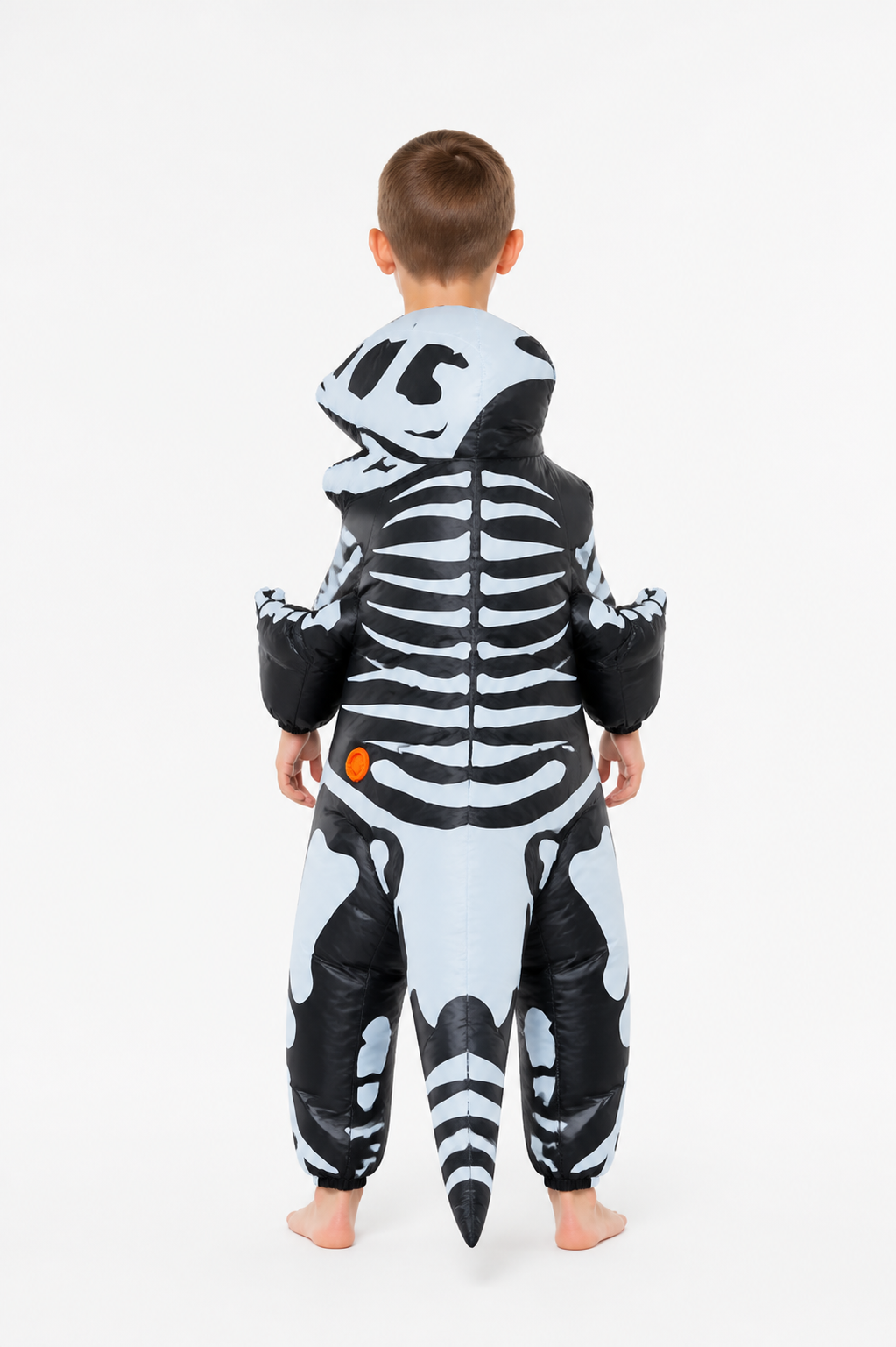 Inflatable Dinosaur Skeleton Costume for Parties back view