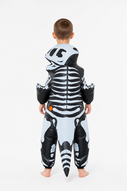 Inflatable Dinosaur Skeleton Costume for Parties back view