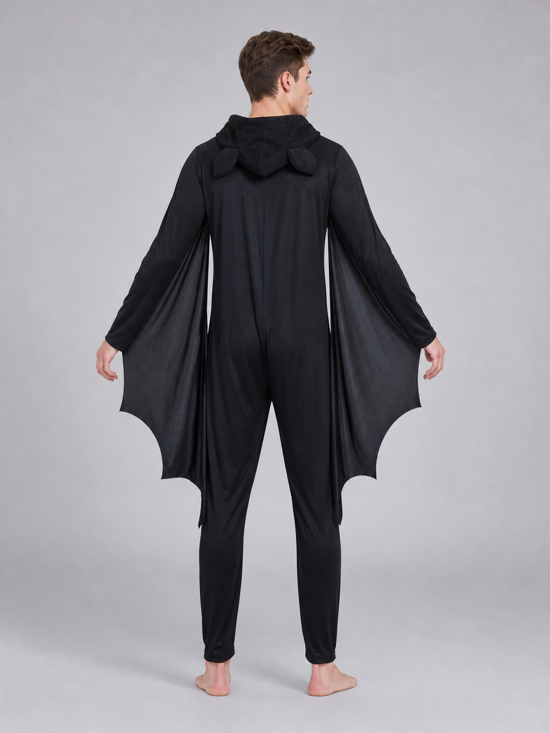 Hooded Bat Costume back view 4