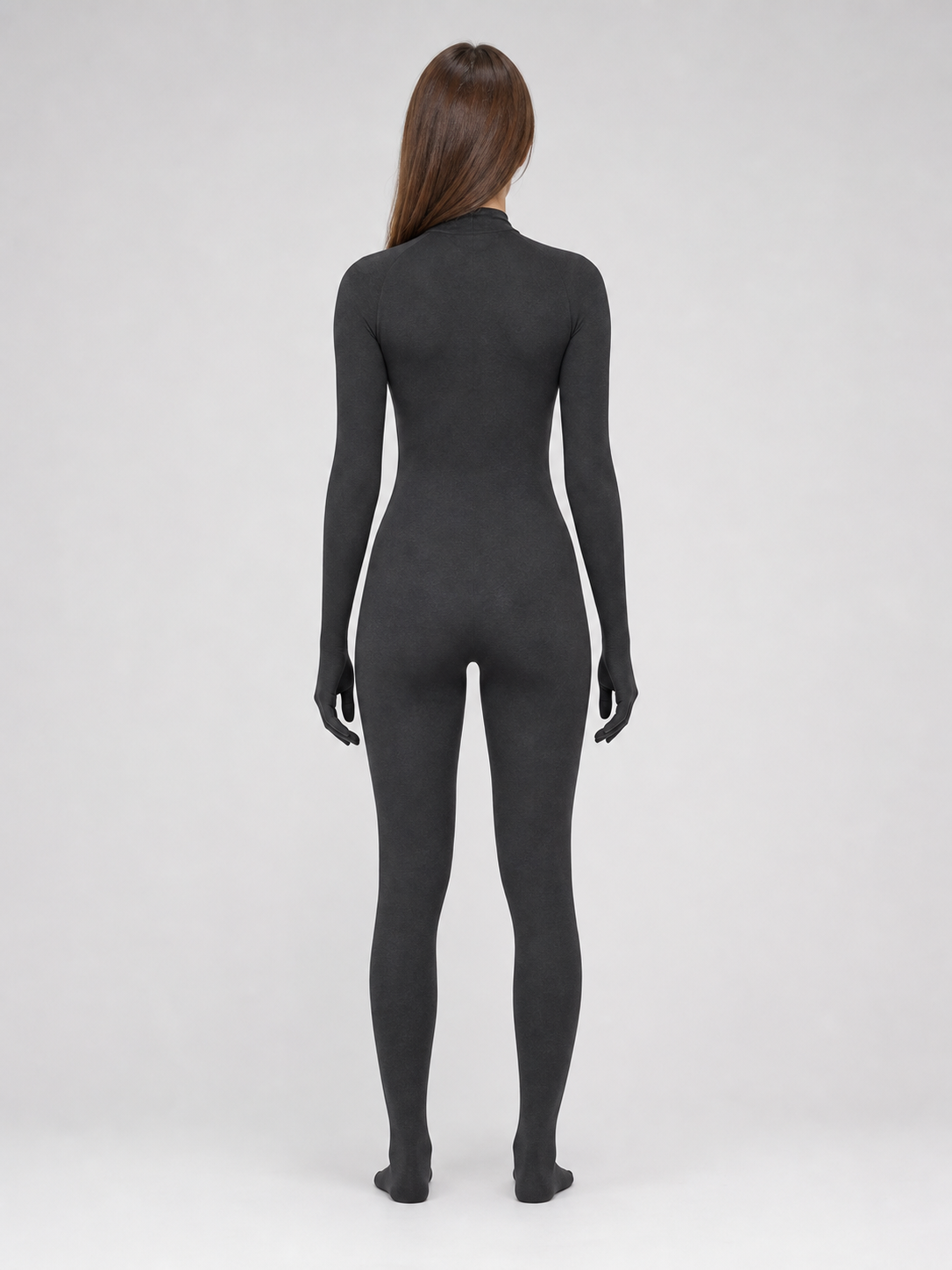 Full-Body Black Invisibility Costume for Cosplay and Stage Performances