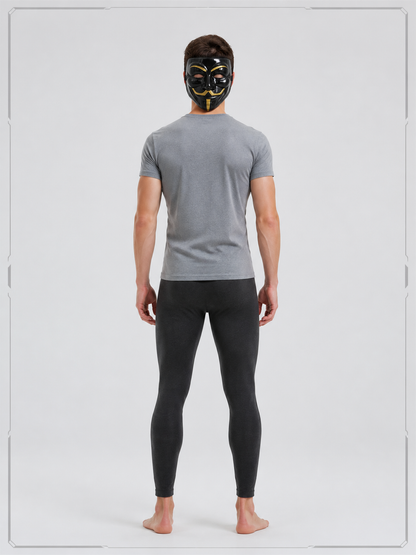Black and Gold Carnival Mask for Halloween and Cosplay