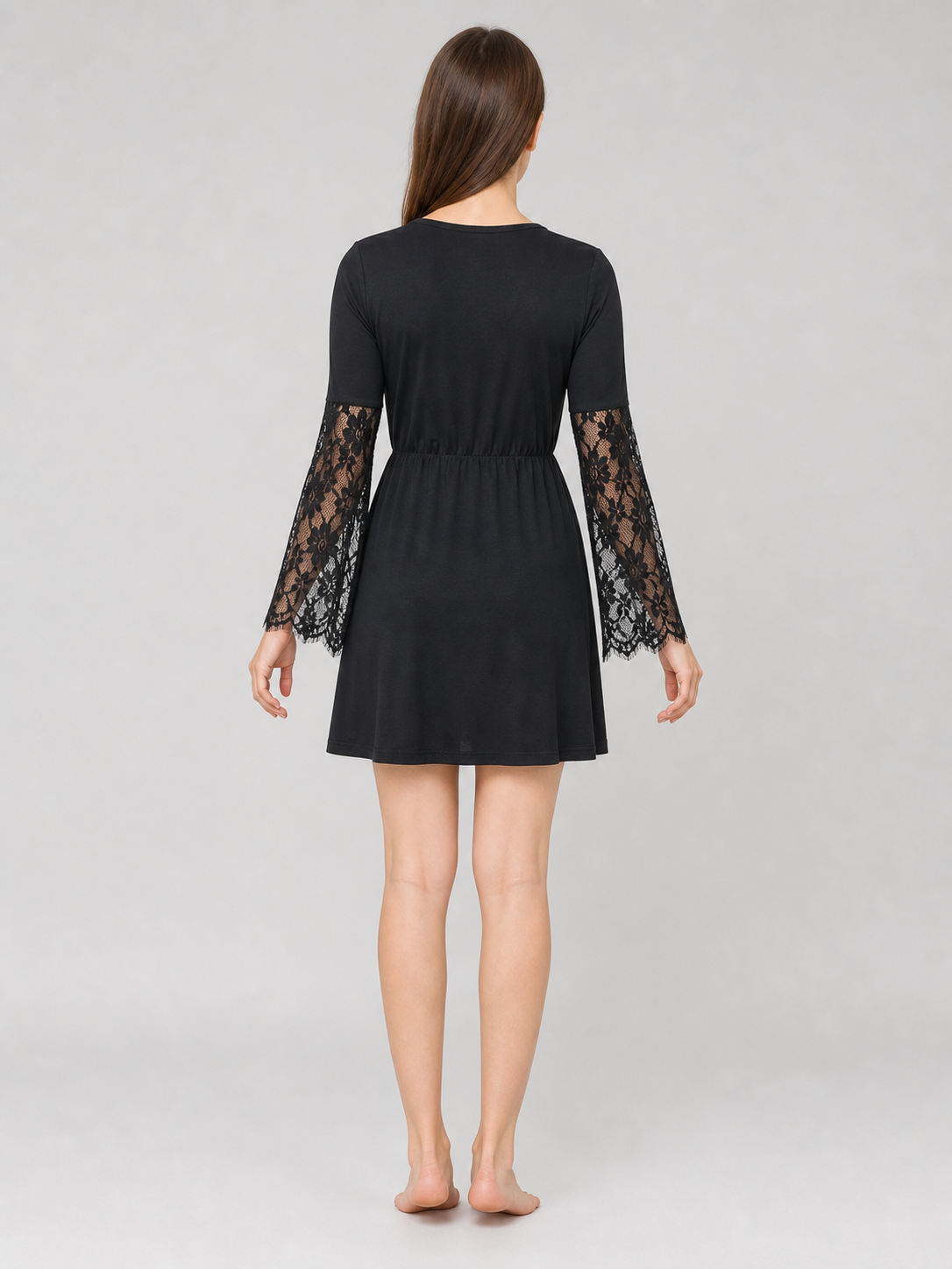 Gothic Halloween Costume with Dress and Accessories
