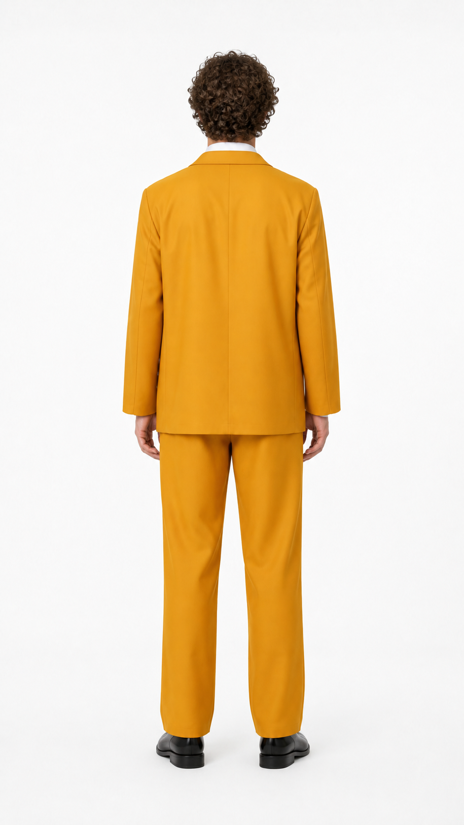 Bob Character Costume: Jacket, Pants, and Shirt back view