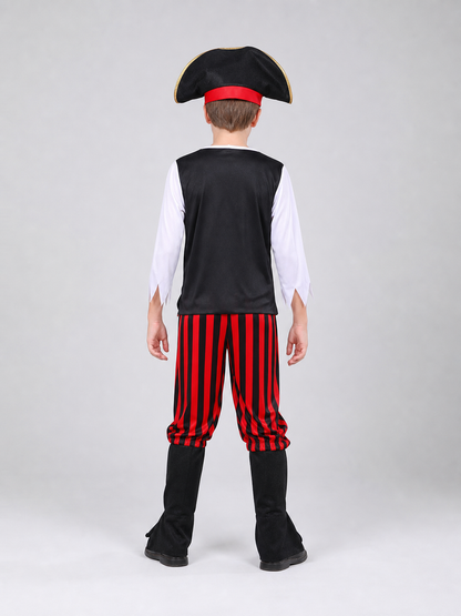 Pirate Costume for Carnival with Hat and Belt