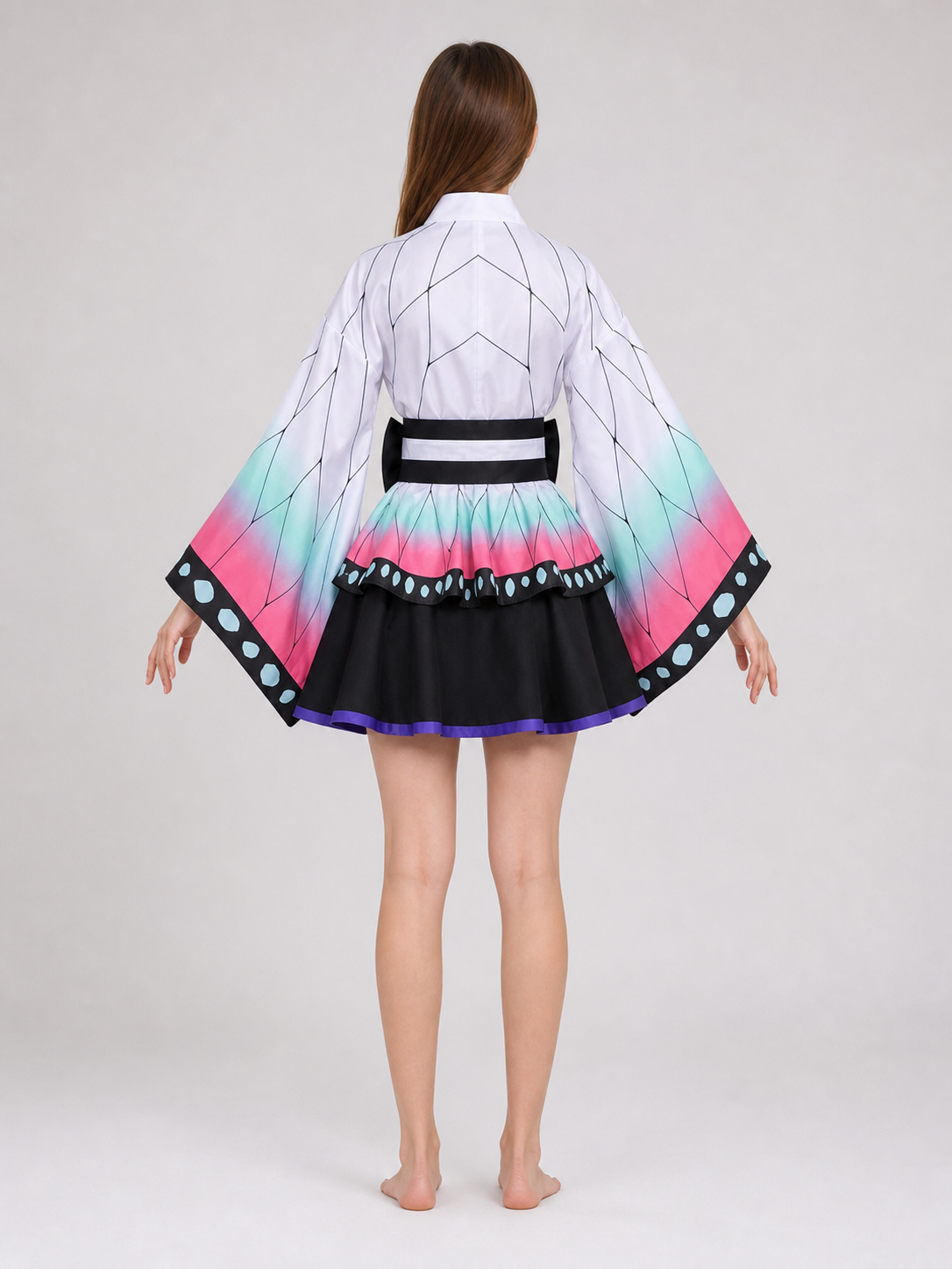 Demon Slayer-Style Cosplay Dress