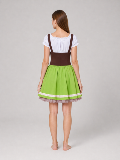 Folk-style dress for stage performances and events