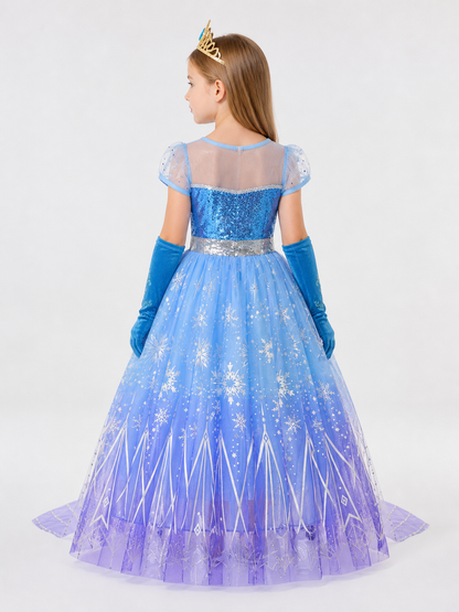 Princess Costume for Halloween and Cosplay back view