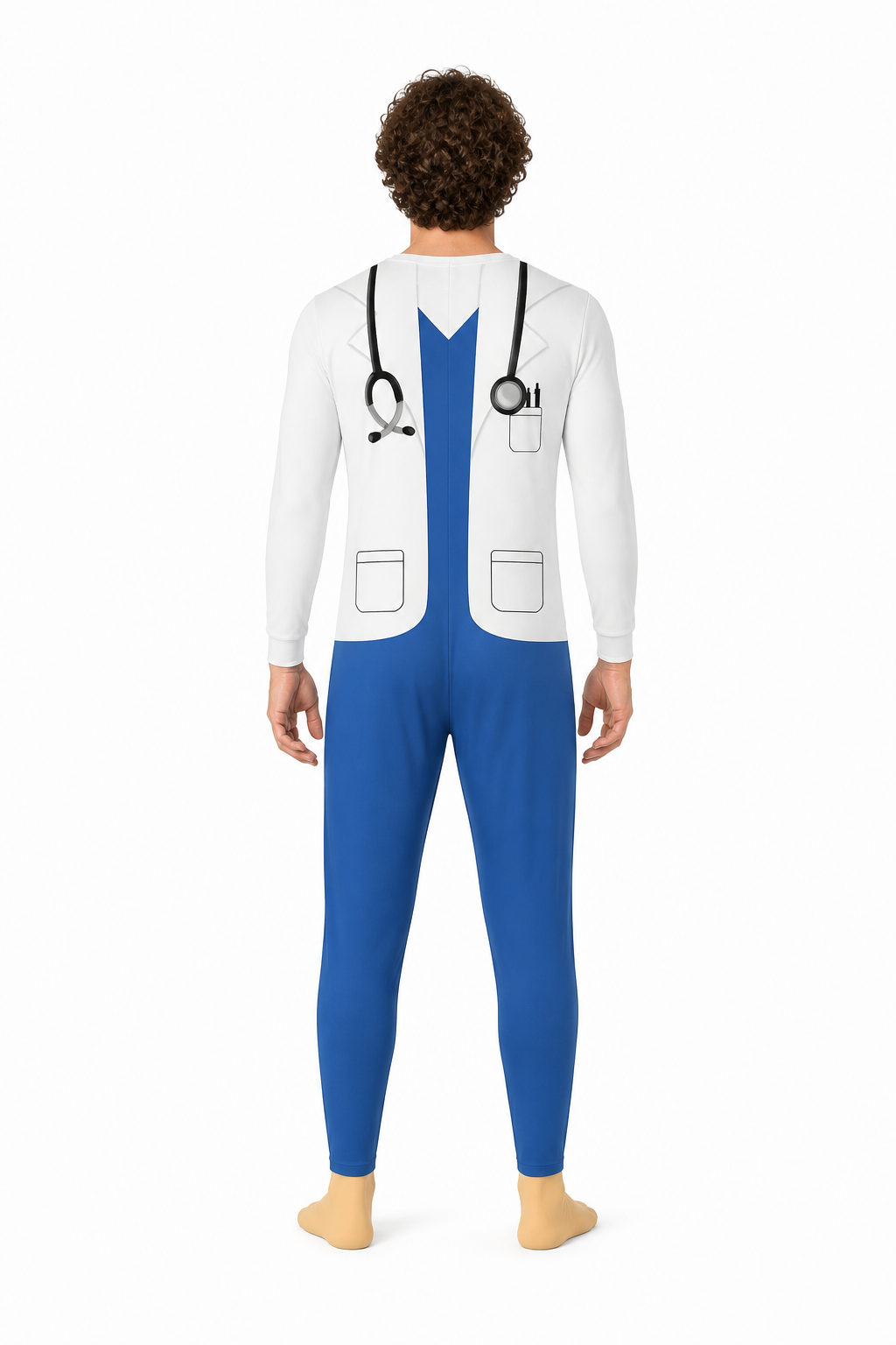 Deer Doctor Carnival Costume Jumpsuit back view