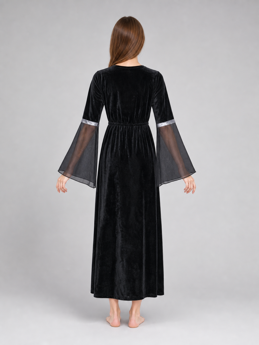 Witch Costume: Long Dress and Hat for Cosplay