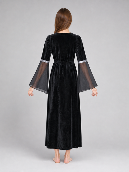 Witch Costume: Long Dress and Hat for Cosplay