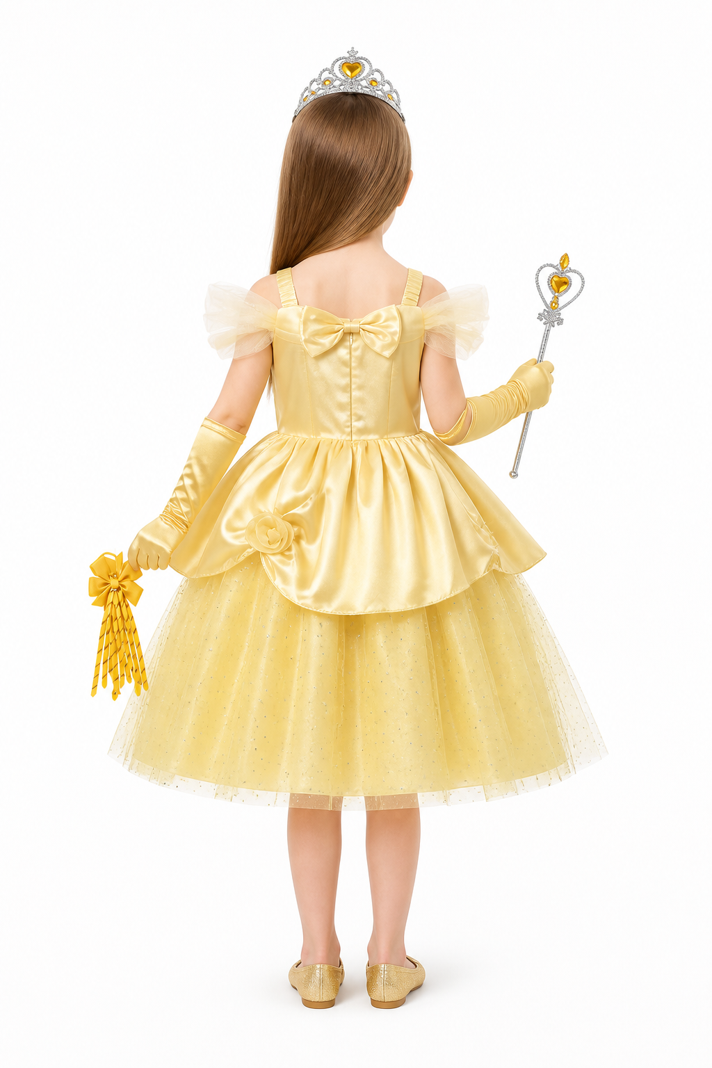 Children's Belle Halloween Costume back view