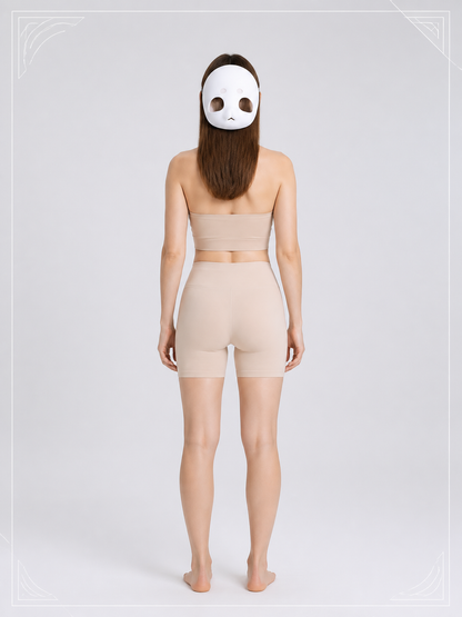 White Carnival Mask for Halloween and Cosplay back view