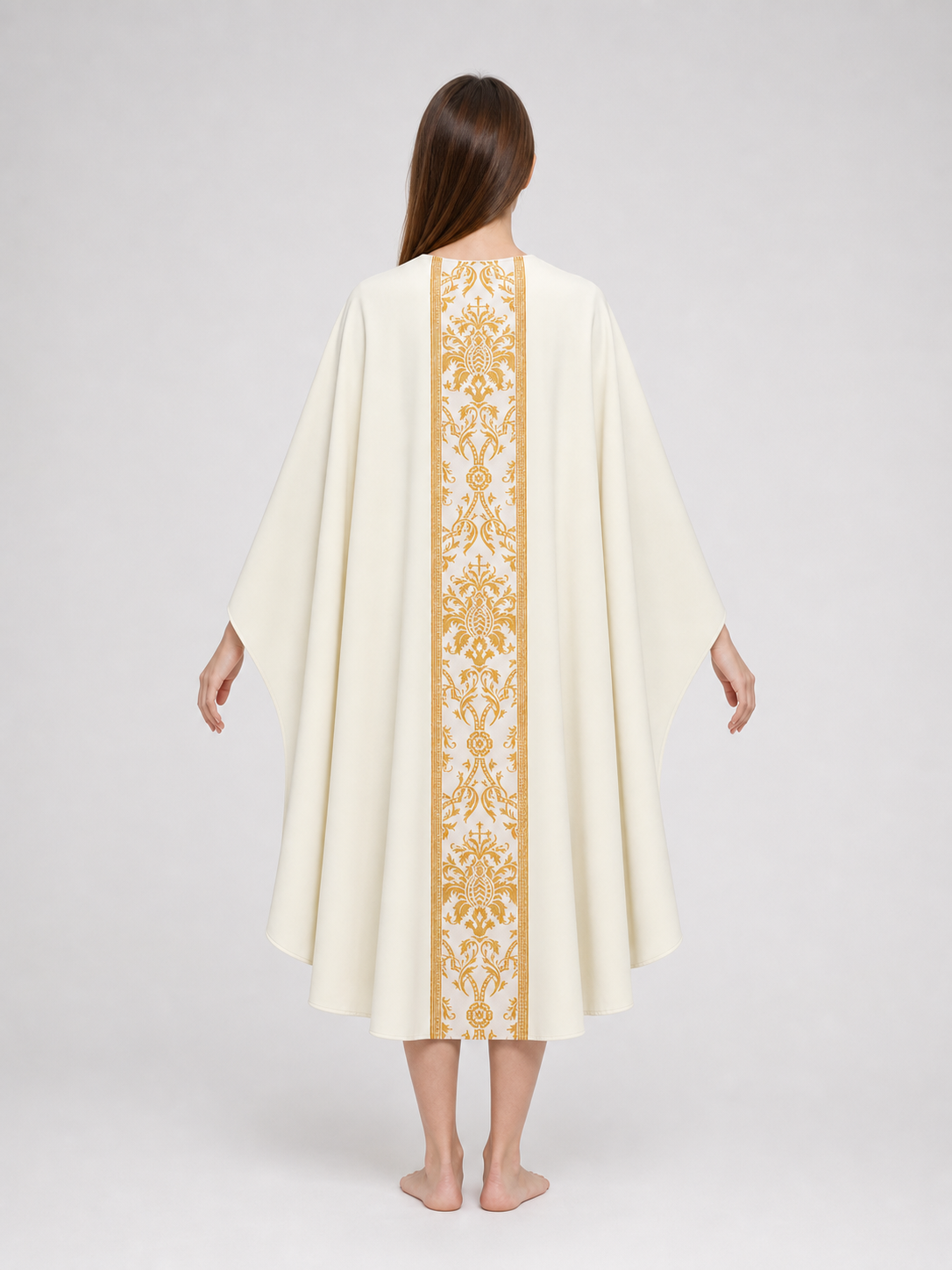 Cosplay Costume: Robe with Gold Pattern