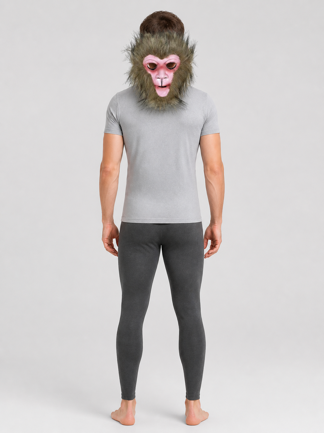 Halloween Monkey Carnival Mask back view