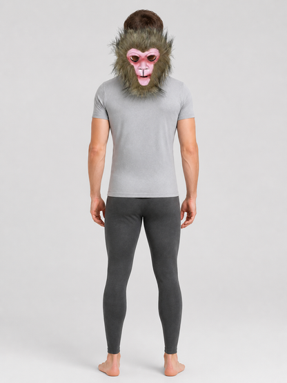 Halloween Monkey Carnival Mask back view