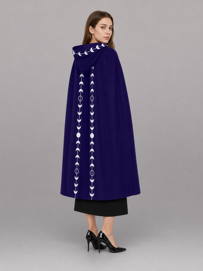 Purple Carnival Cloak with Hood