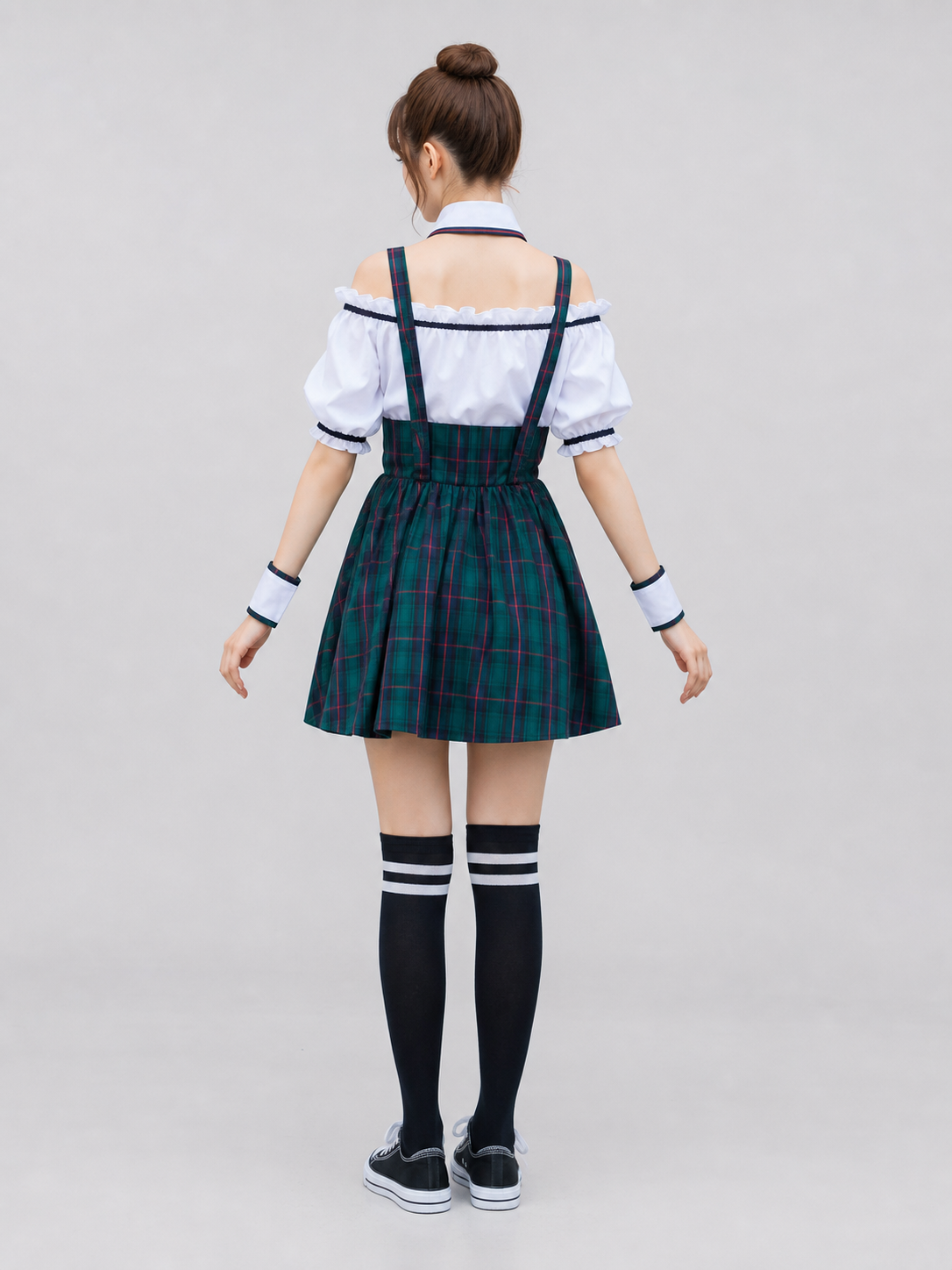 Academic-Style Stage Costume with Tie back view