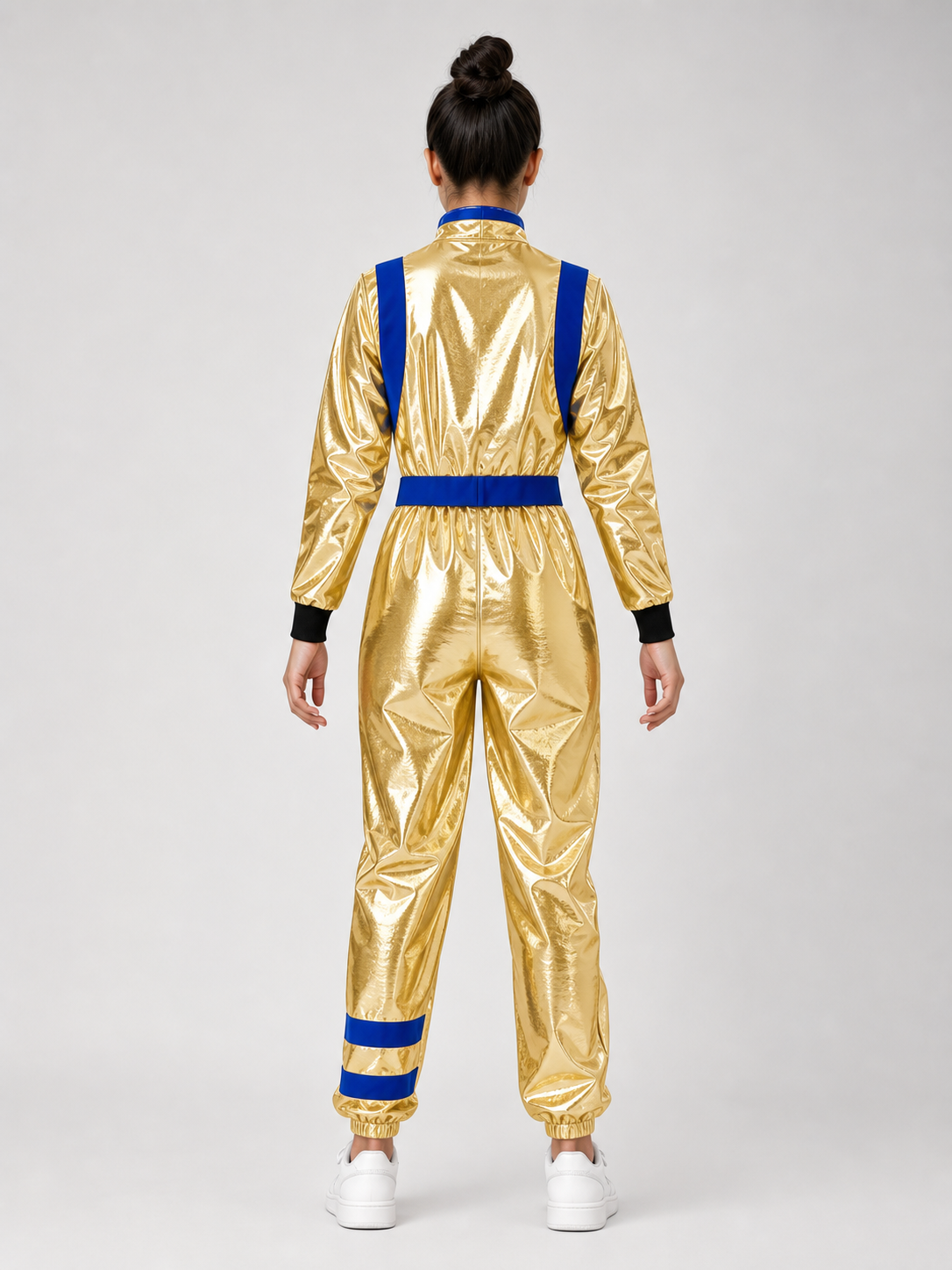 Astronaut Costume with Emblems and U.S. Flag