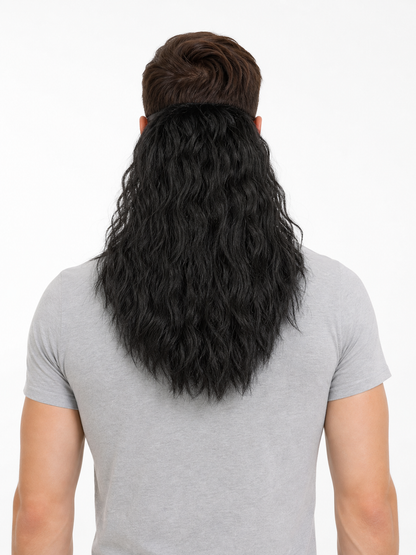 Long Black Punk Wig for Cosplay