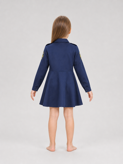 Police Officer Costume Dress with Cap