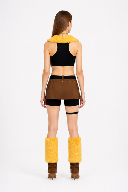 Nami Cosplay Costume with Cropped Top and Skirt