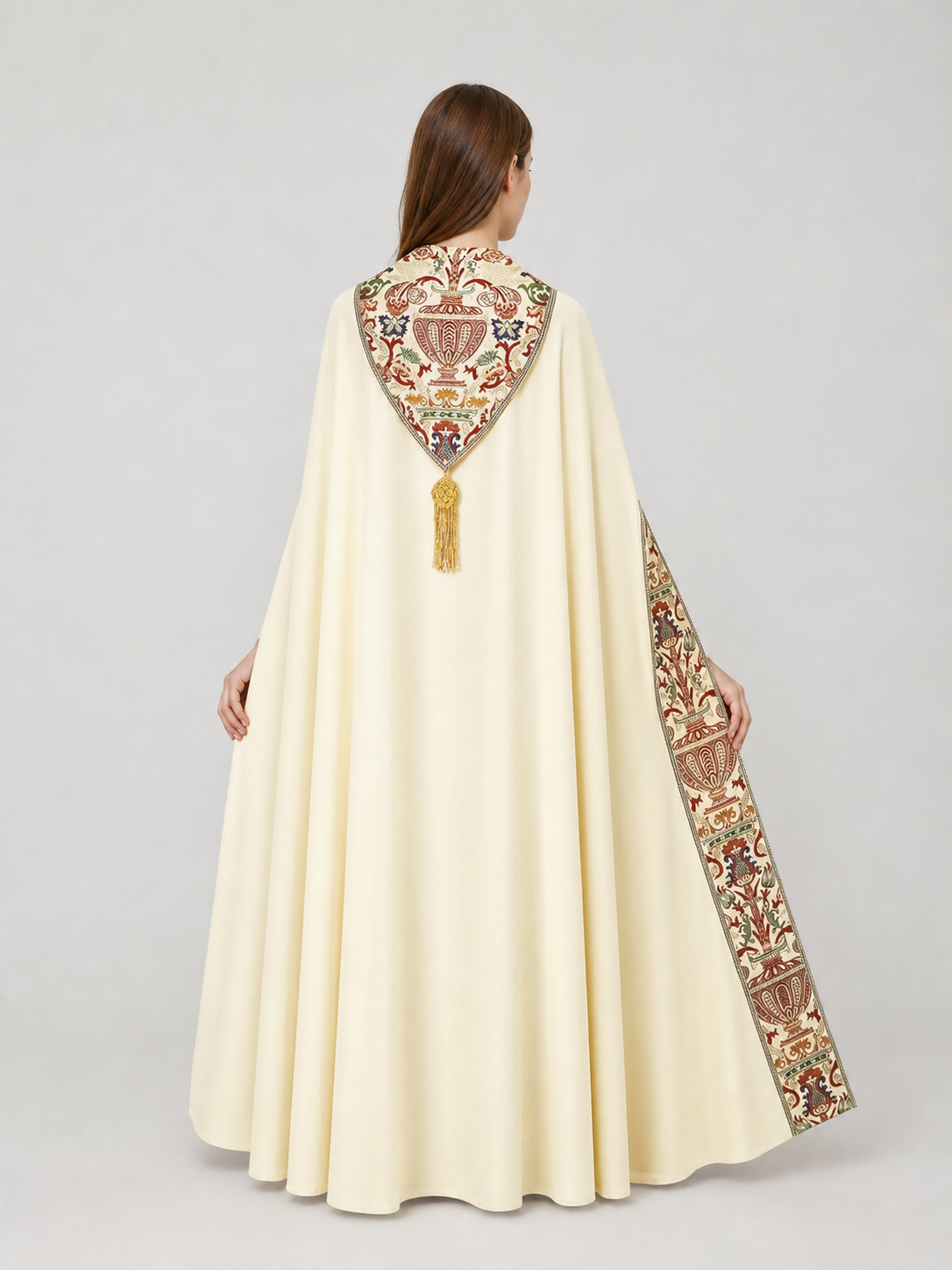 Medieval Fringed Cape for Cosplay