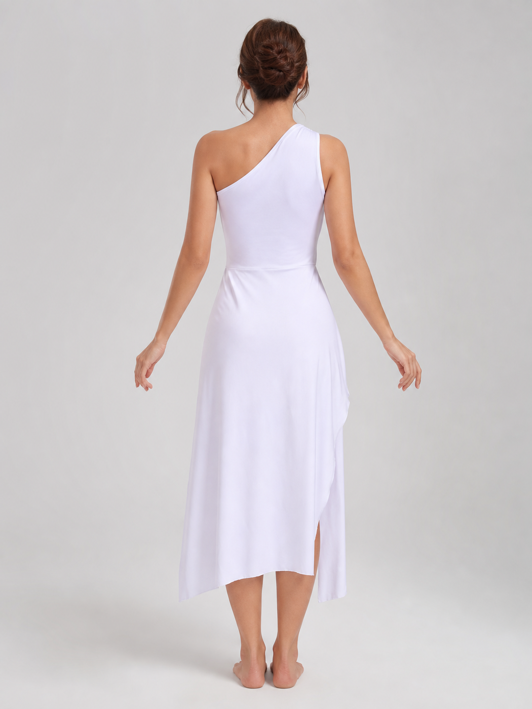 Halloween Costume Dress, White, Asymmetrical