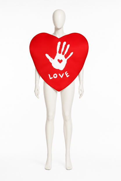 Heart Costume for Stage Performances back view