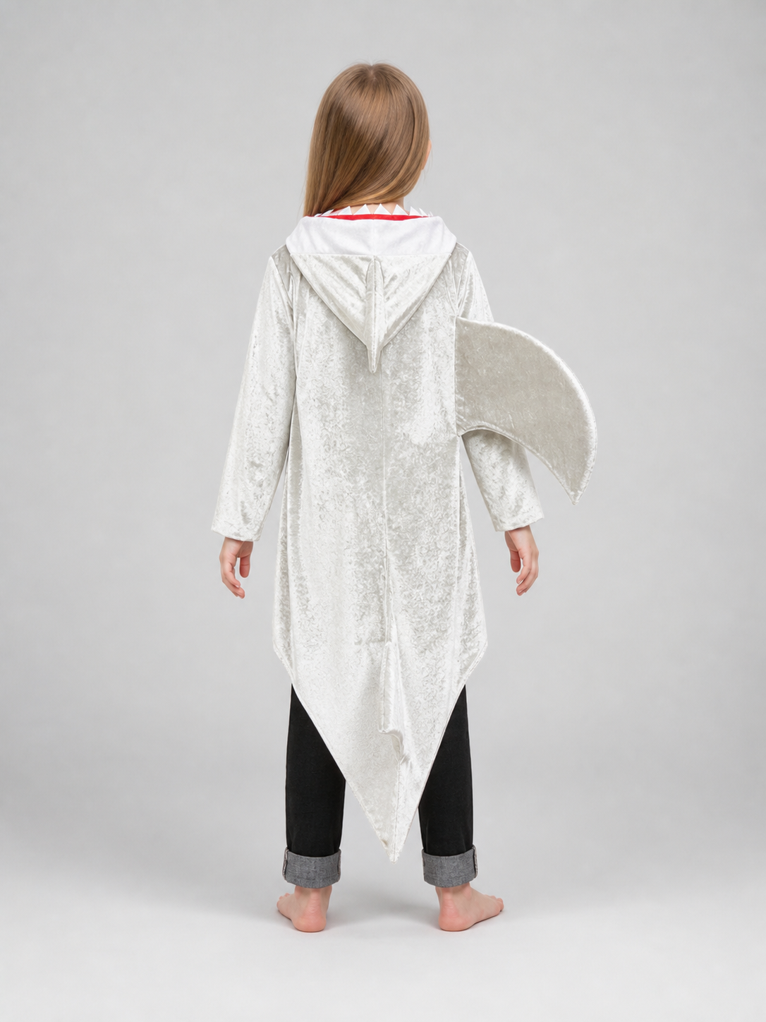 Shark Costume for Role-Playing, Silver