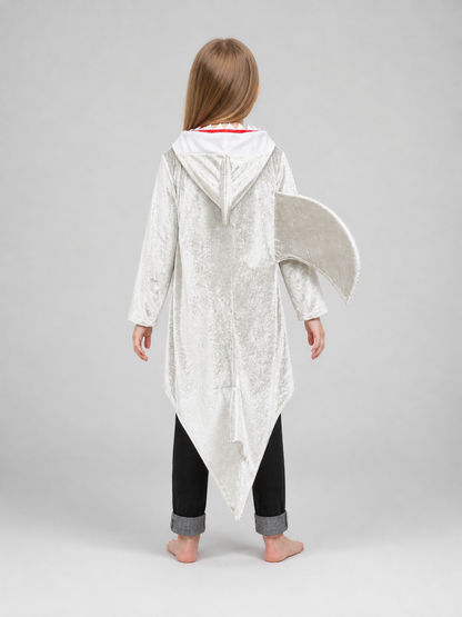 Shark Costume for Role-Playing, Silver