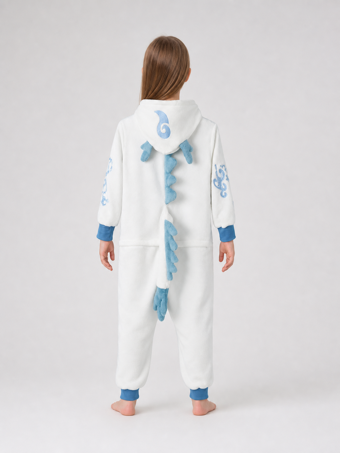 Children's Hooded Dragon Jumpsuit Costume