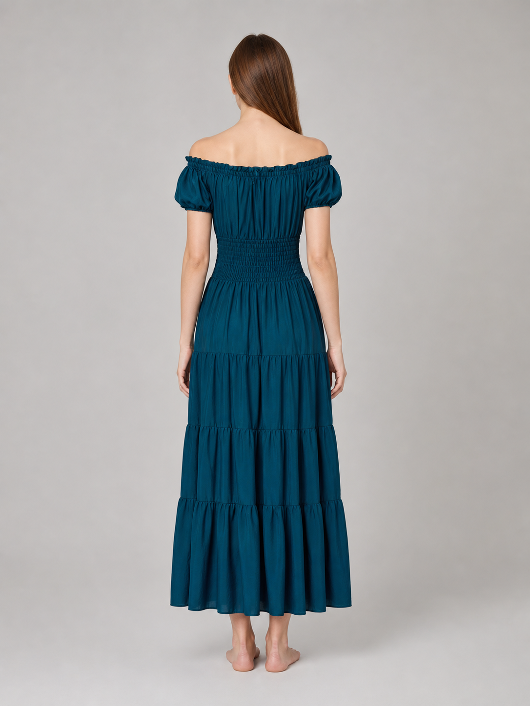 Medieval Irish-Style Tiered Dress