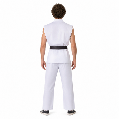 Ken Cosplay Costume, Sleeveless Set back view