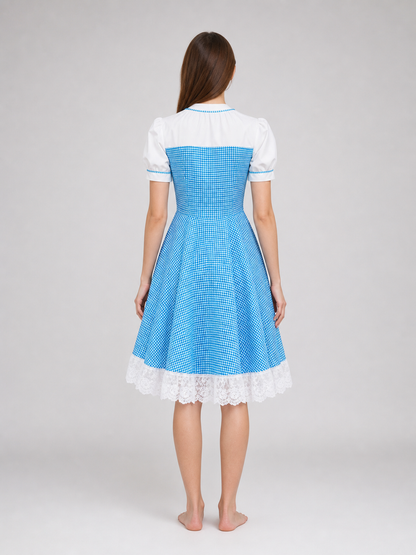 Dorothy Plaid Dress for Cosplay and Stage