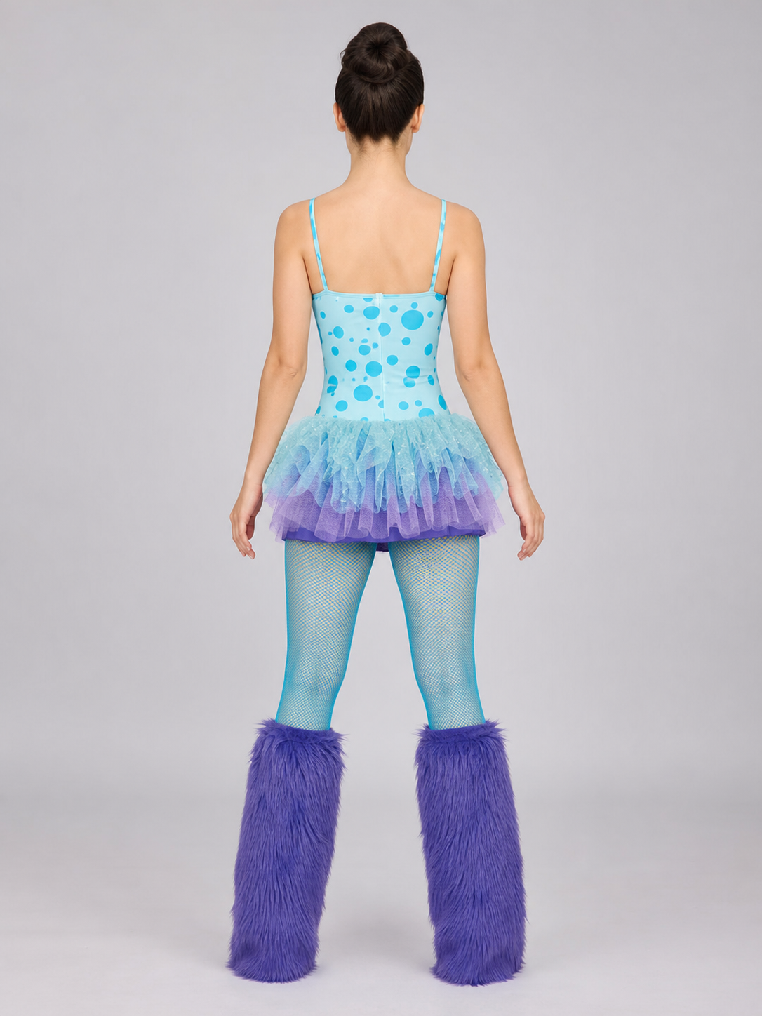 Monster cosplay costume with hood and leg warmers