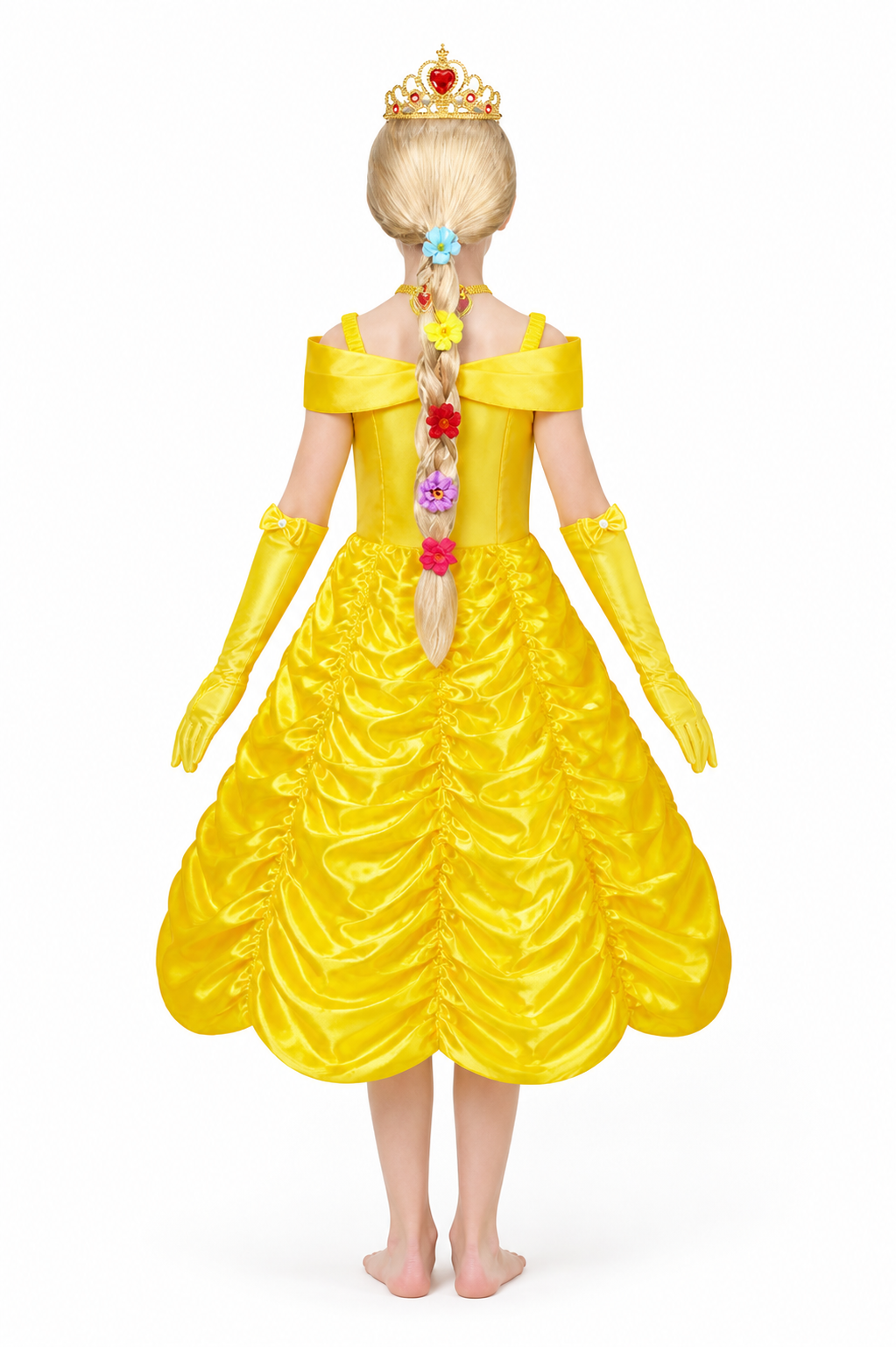 Princess Costume with Dress and Accessories back view