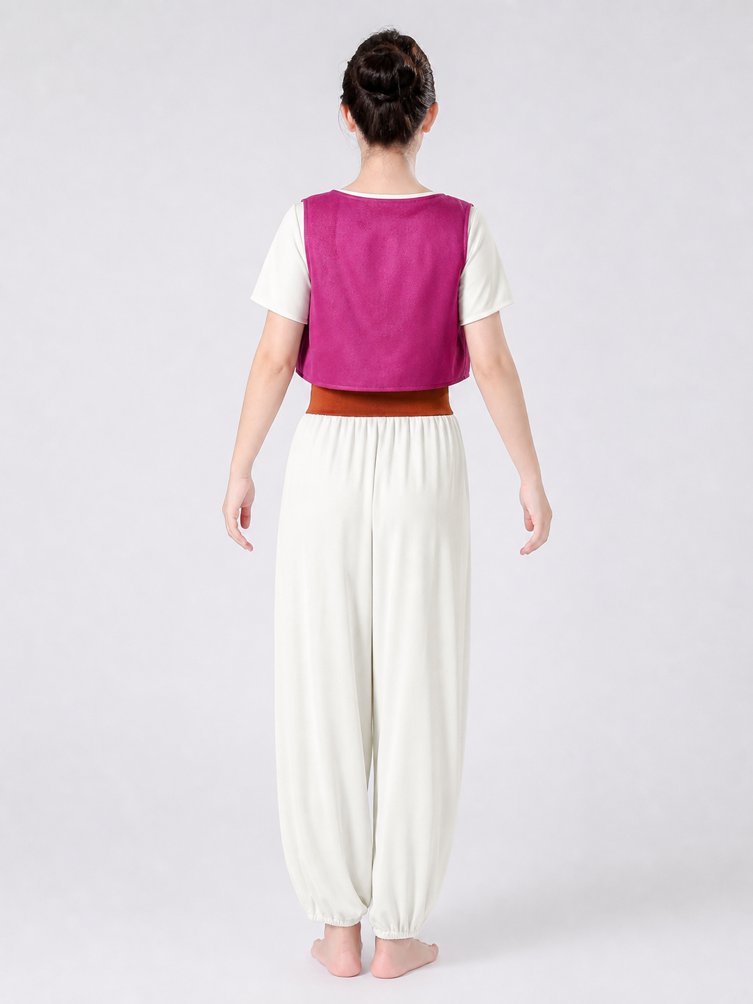 Eastern-Style Stage Costume with Vest back view