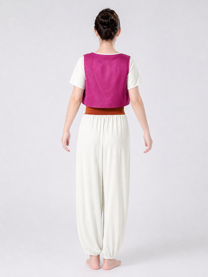 Eastern-Style Stage Costume with Vest back view