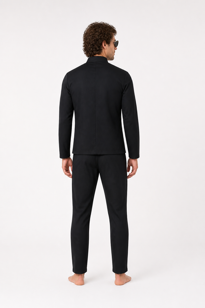Gojo Cosplay Costume, Black Set back view