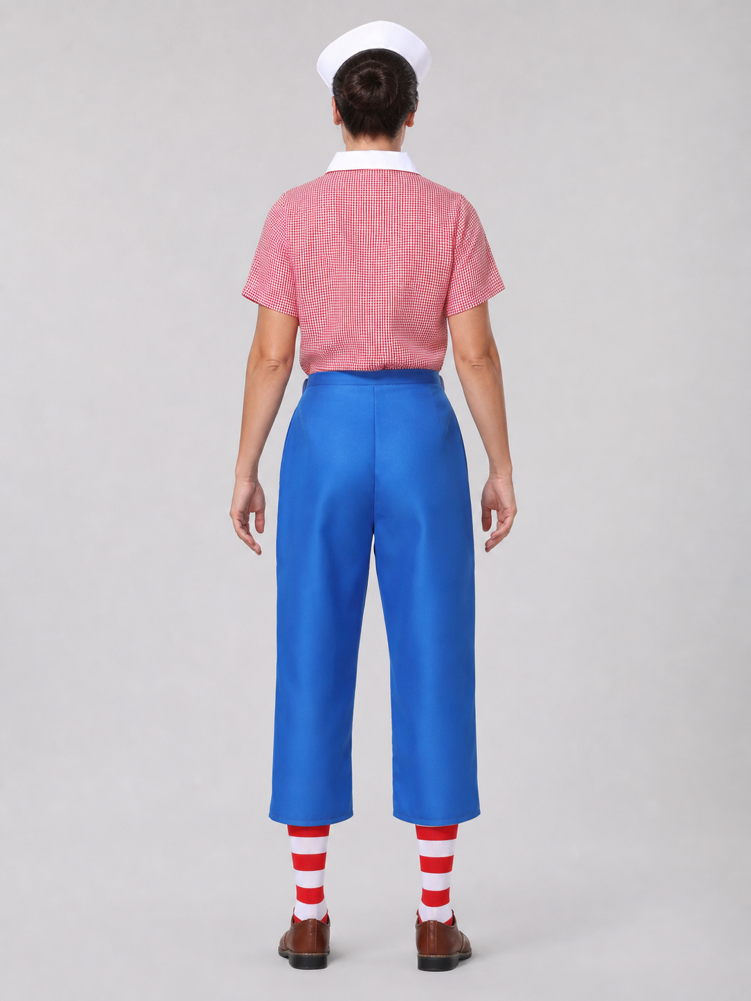 Clown Costume for Carnival: Shirt and Pants back view