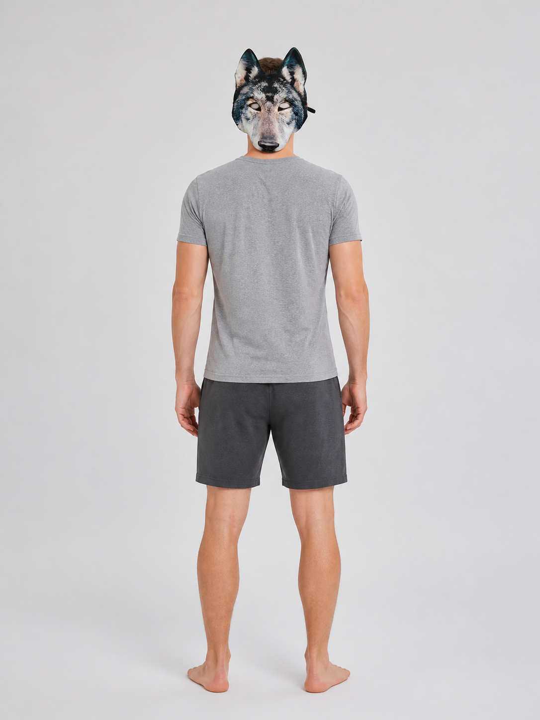 Wolf Carnival Headpiece for Halloween back view
