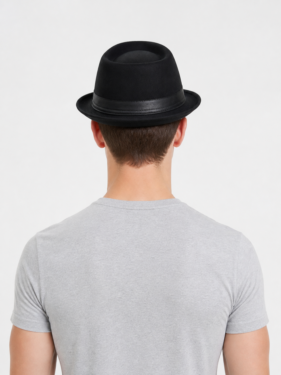 Carnival Fedora Hat with a Black Ribbon
