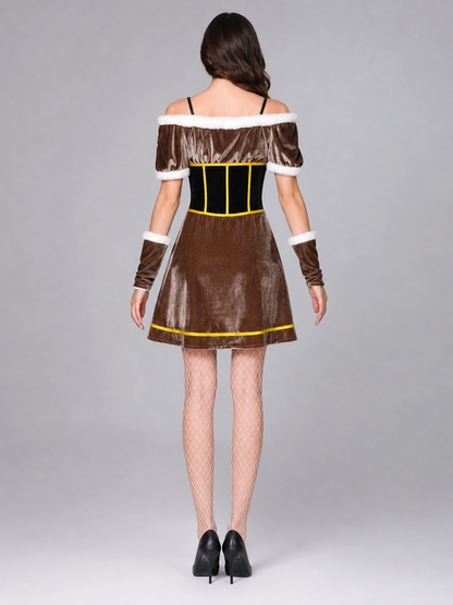 Deer Costume with Antlers for Cosplay and Performances