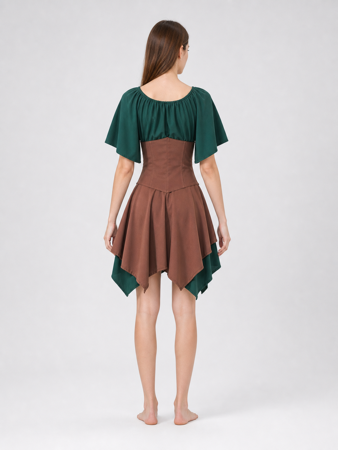 Medieval Renaissance-Style Costume Dress