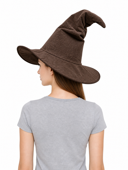 Carnival Witch Hat with Wide Brim