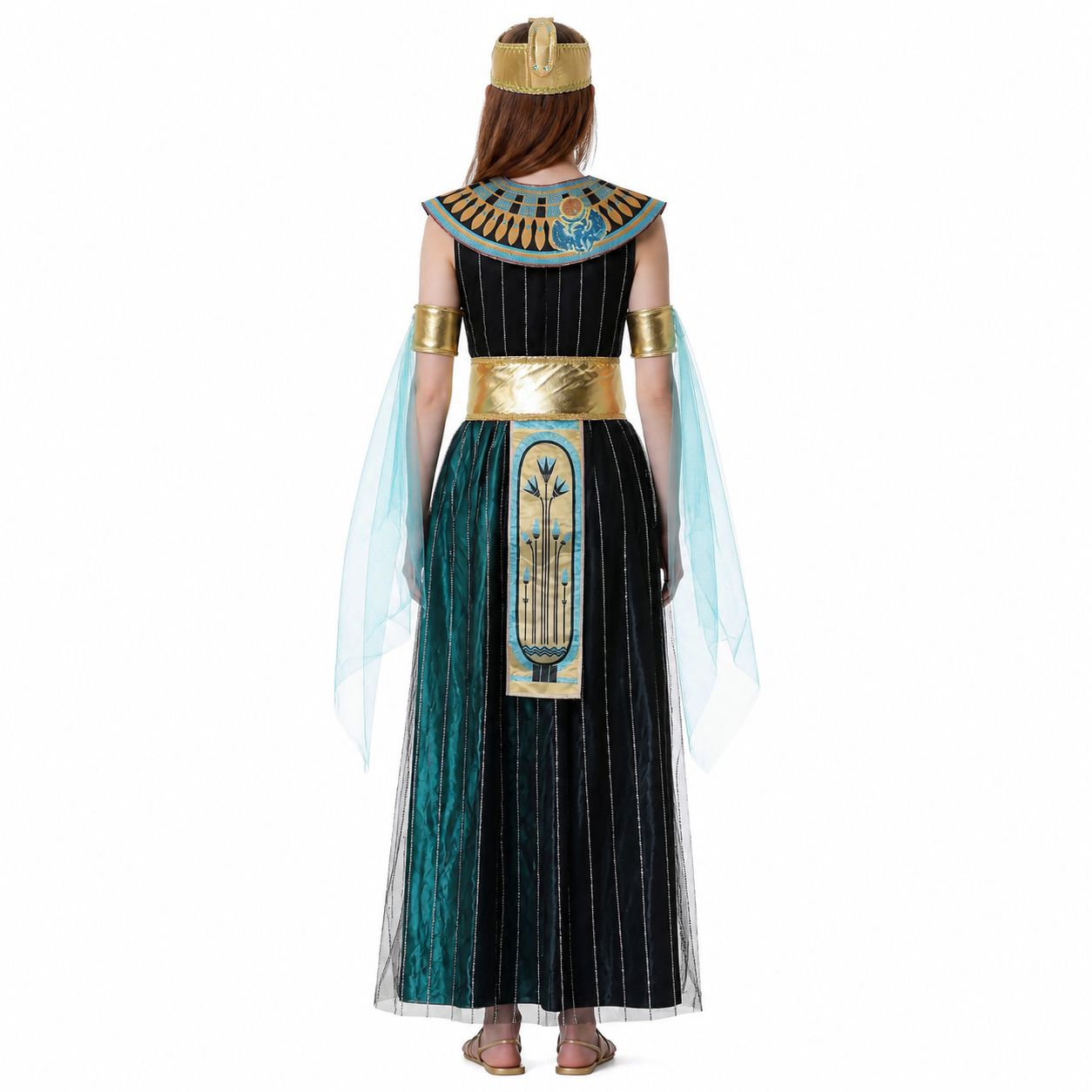 Egyptian-Style Costume with Gold Details