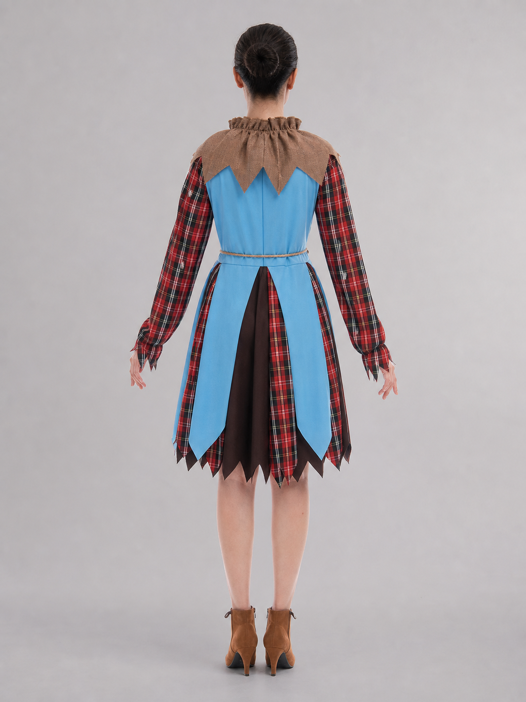 Scarecrow Costume: Dress and Hat back view 3