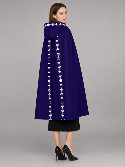 Purple Carnival Cloak with Hood