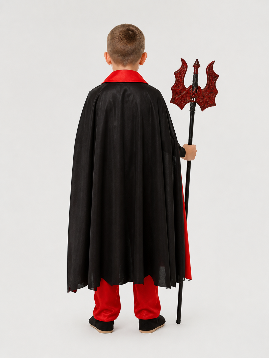 Zombie Costume with Mask and Cape for Halloween back view